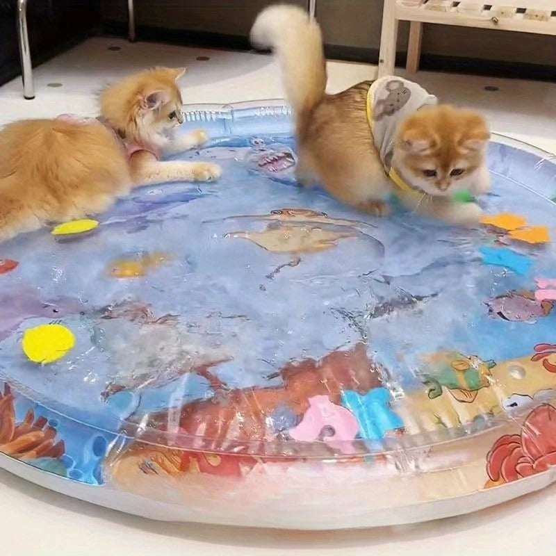 Tapis d’Éveil Gonflable pour Chat – Ludique et Apaisant
