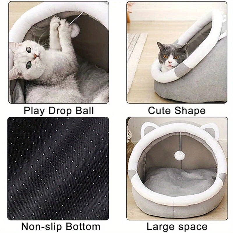 đŸNid Douillet pour Chat â Le cocon moelleux que votre fĂ©lin mĂ©rite