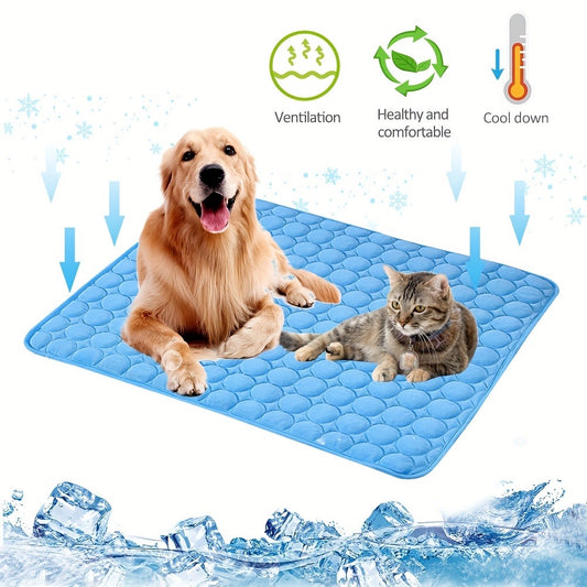 Tapis Rafraîchissant Auto-Refroidissant pour Chats et Chiens – Confort Thermique Sans Eau ni Électricité