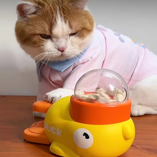 🐥 Jouet Interactif Canard Distributeur – Pour Chats Malins !