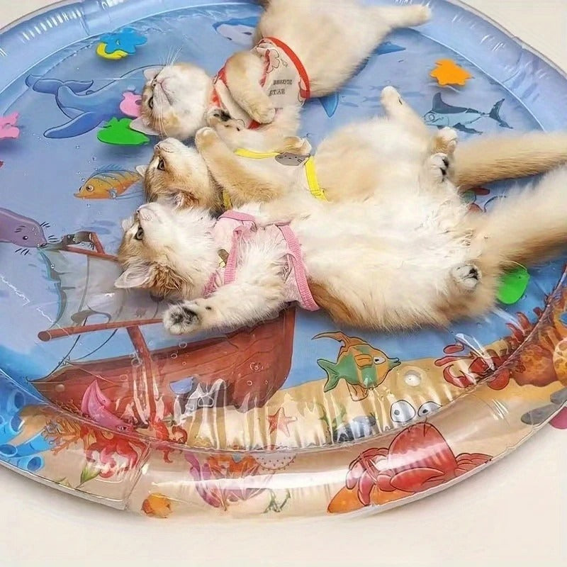 Tapis d’Éveil Gonflable pour Chat – Ludique et Apaisant