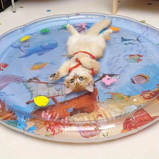 Tapis d’Éveil Gonflable pour Chat – Ludique et Apaisant