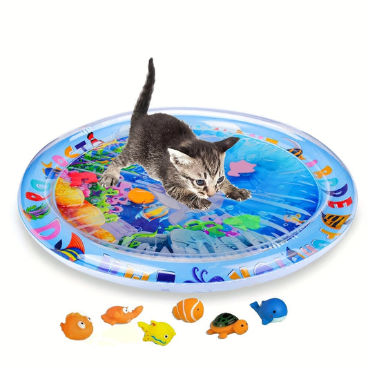 Lot de Jouets Flottants pour Chaton – Animaux Marins Interactifs pour Tapis d’Éveil