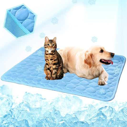 Tapis Rafraîchissant Auto-Refroidissant pour Chats et Chiens – Confort Thermique Sans Eau ni Électricité
