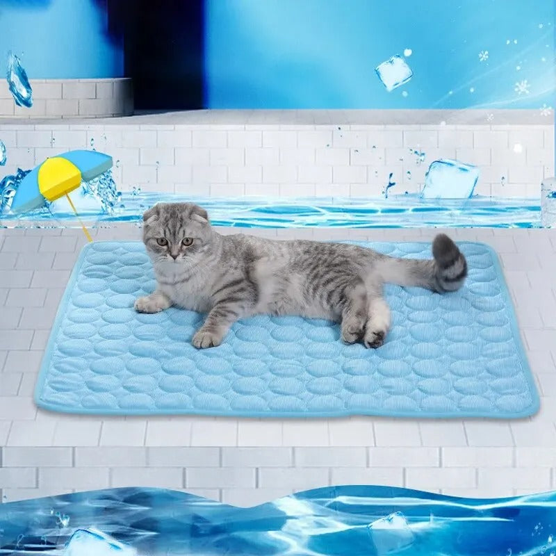 Tapis Rafraîchissant Auto-Refroidissant pour Chats et Chiens – Confort Thermique Sans Eau ni Électricité