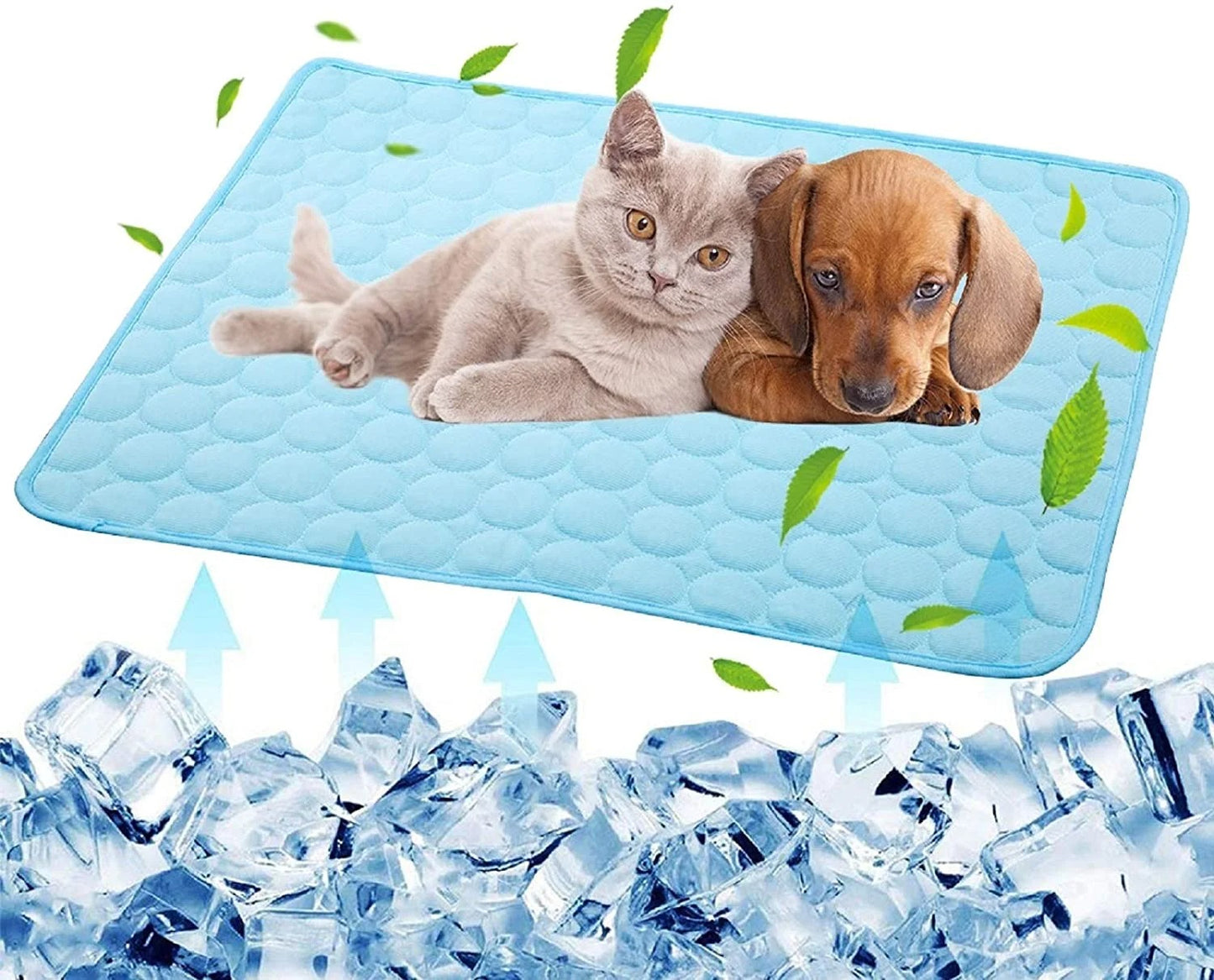 Tapis Rafraîchissant Auto-Refroidissant pour Chats et Chiens – Confort Thermique Sans Eau ni Électricité