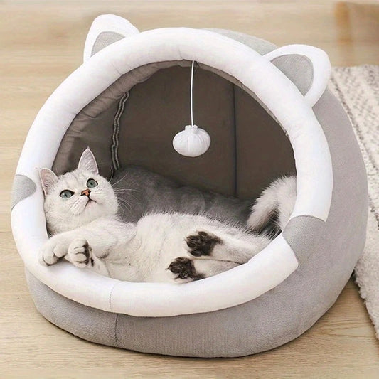 🐾Nid Douillet pour Chat – Le cocon moelleux que votre félin mérite